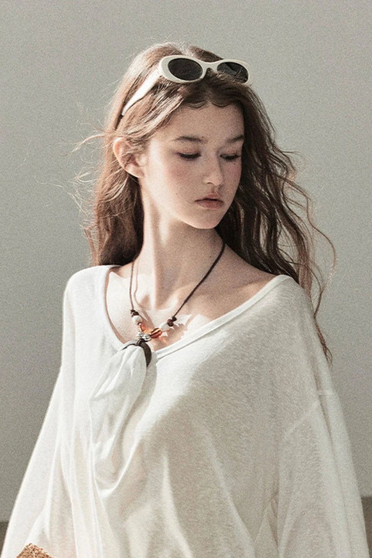 Loose Sheer Knotted Cover-Up Top