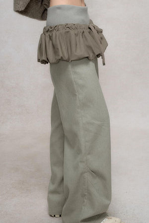 Loose Straight-Leg Pants