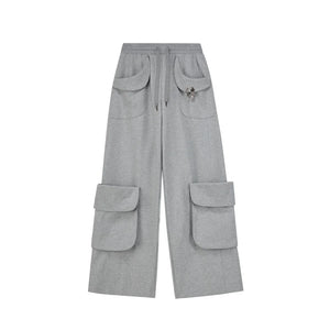 Loose Straight Mop Pants