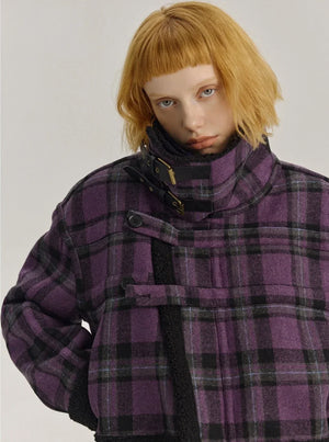 Loose Women's Wool Jacket Set