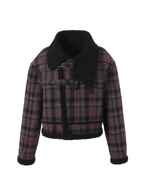 Loose Women's Wool Jacket Set