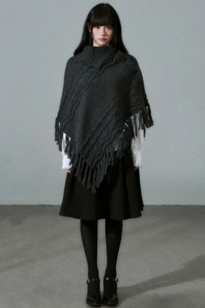 Lost Forest Wool Shawl Cape