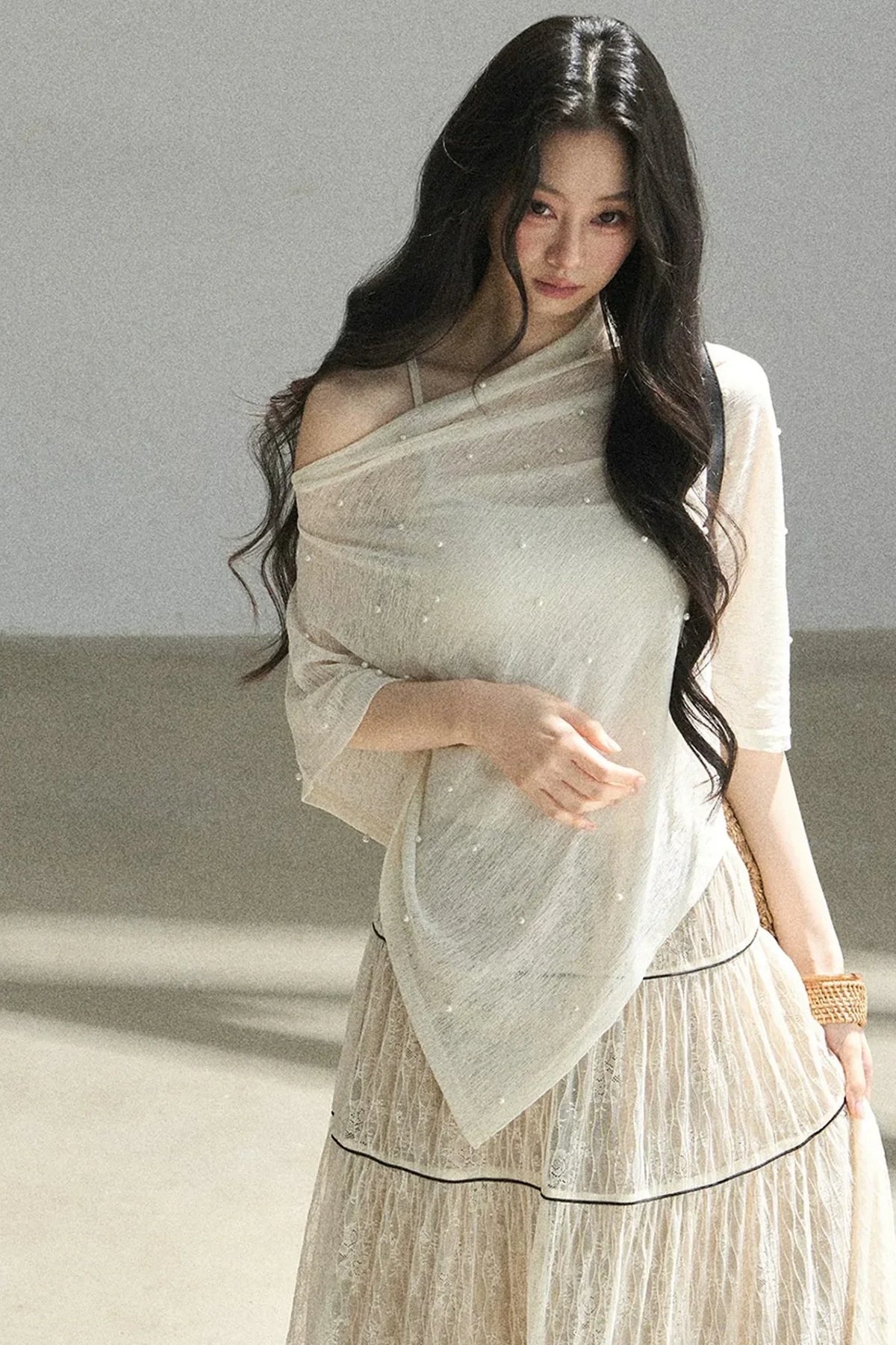 Lost Pearl Tulle Top Set-Up