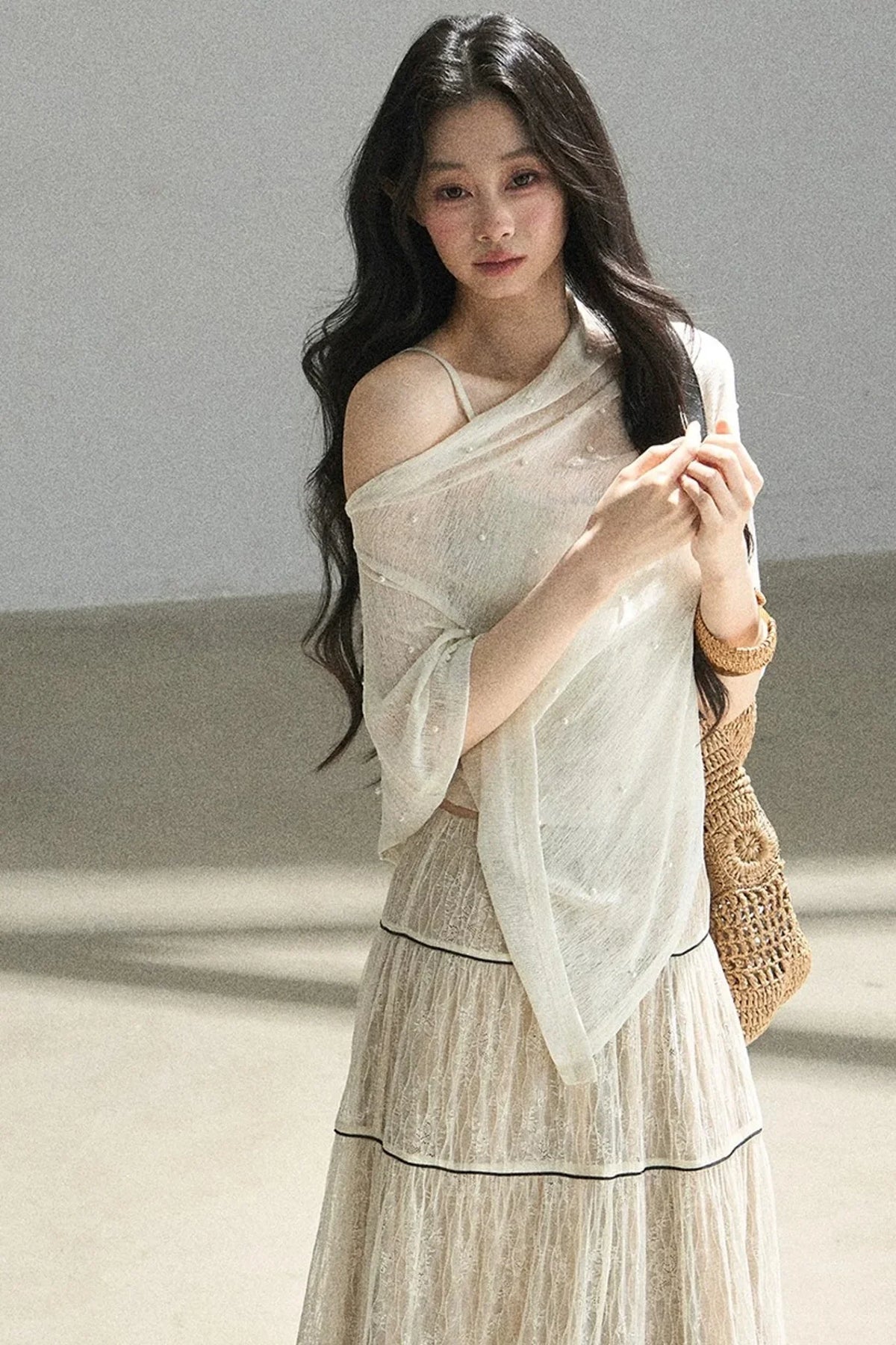 Lost Pearl Tulle Top Set-Up