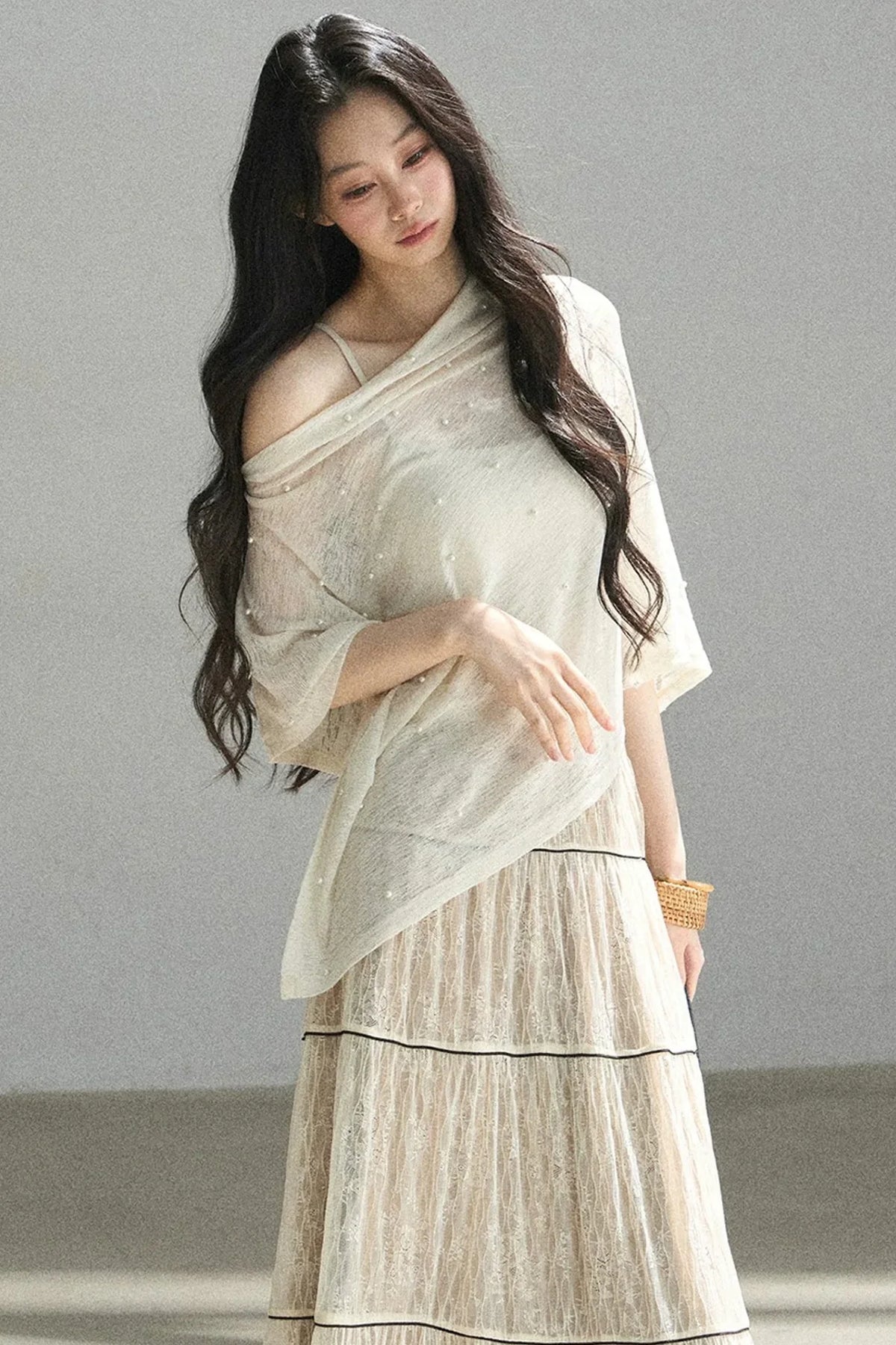 Lost Pearl Tulle Top Set-Up