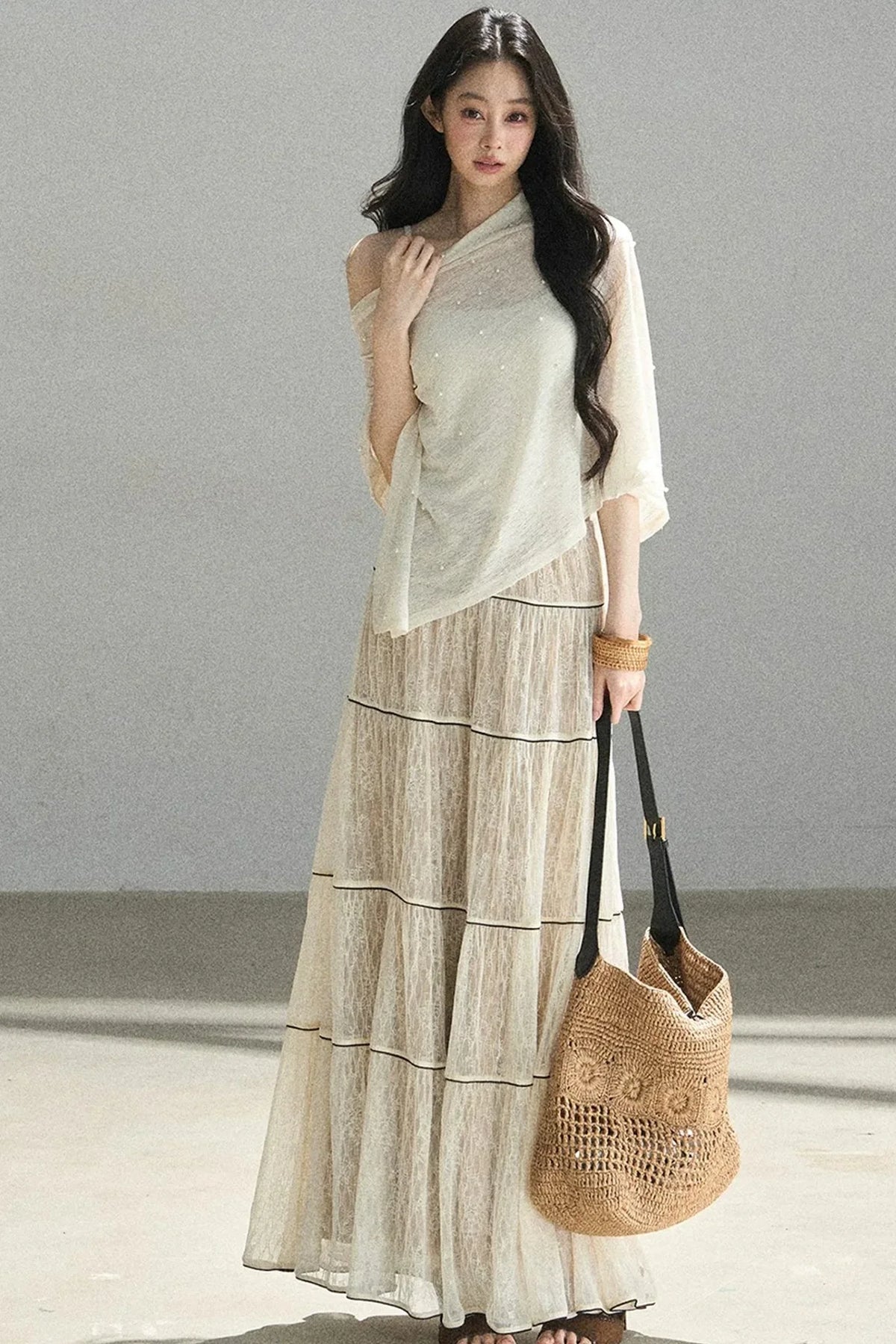 Lost Pearl Tulle Top Set-Up