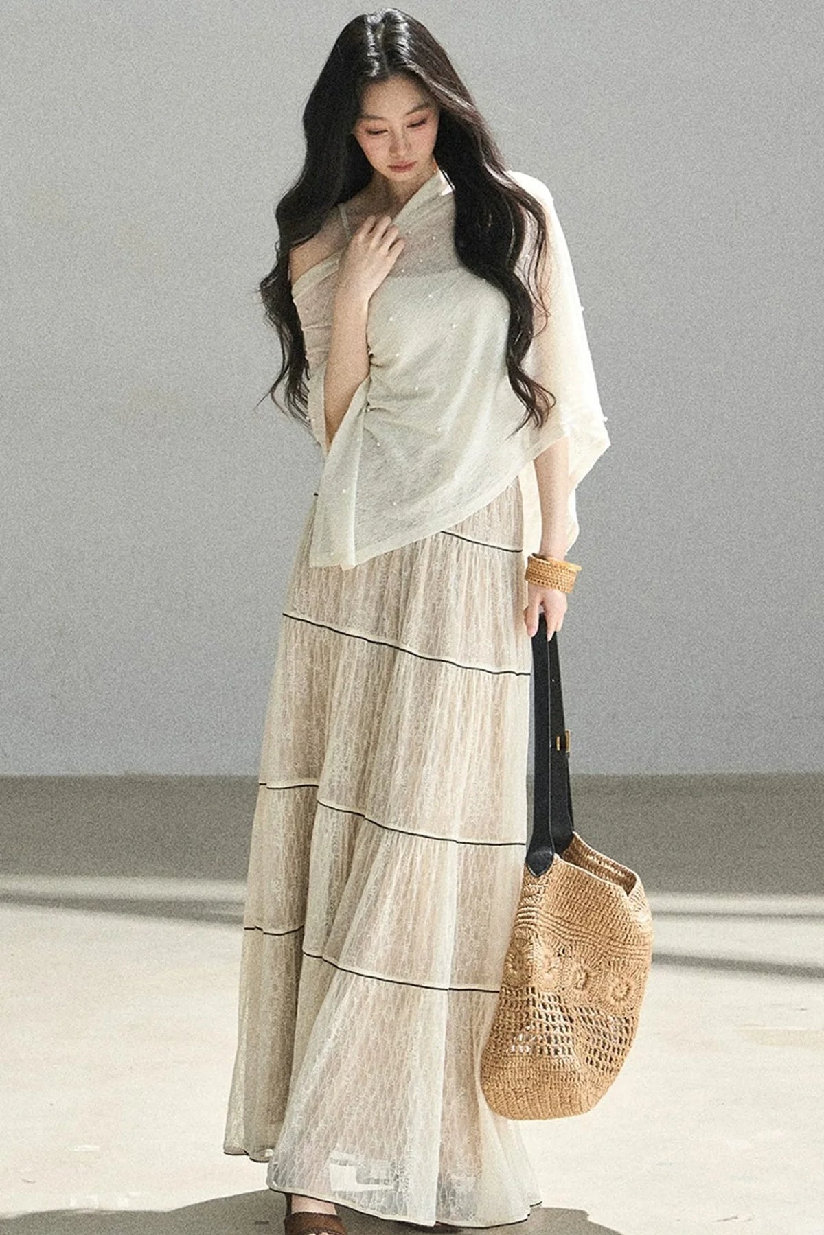 Lost Pearl Tulle Top Set-Up