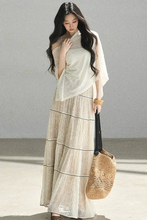 Lost Pearl Tulle Top Set-Up