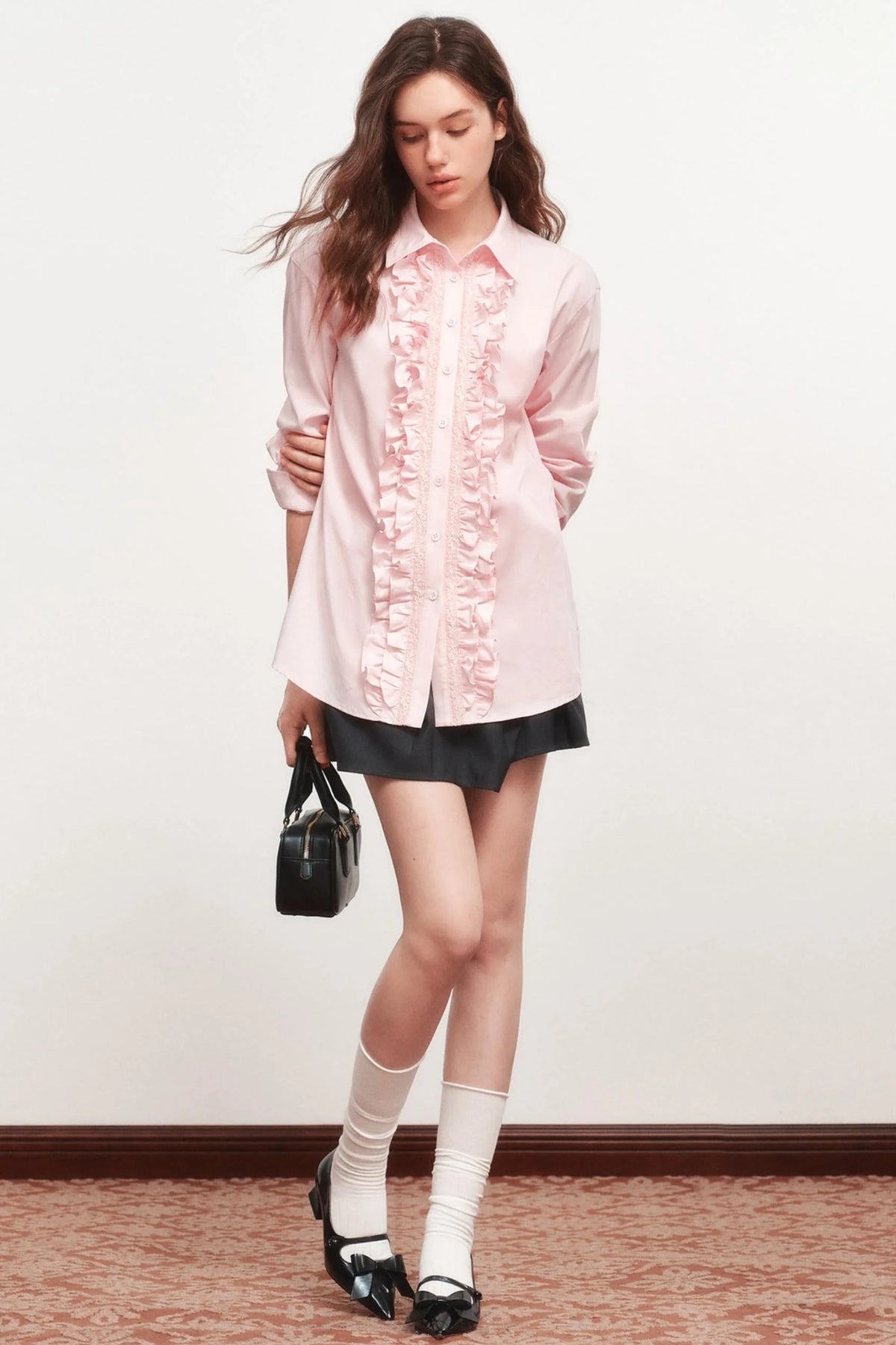 Lotus Lace Long-Sleeved Shirt