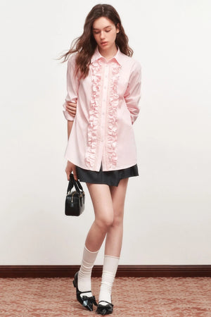 Lotus Lace Long-Sleeved Shirt