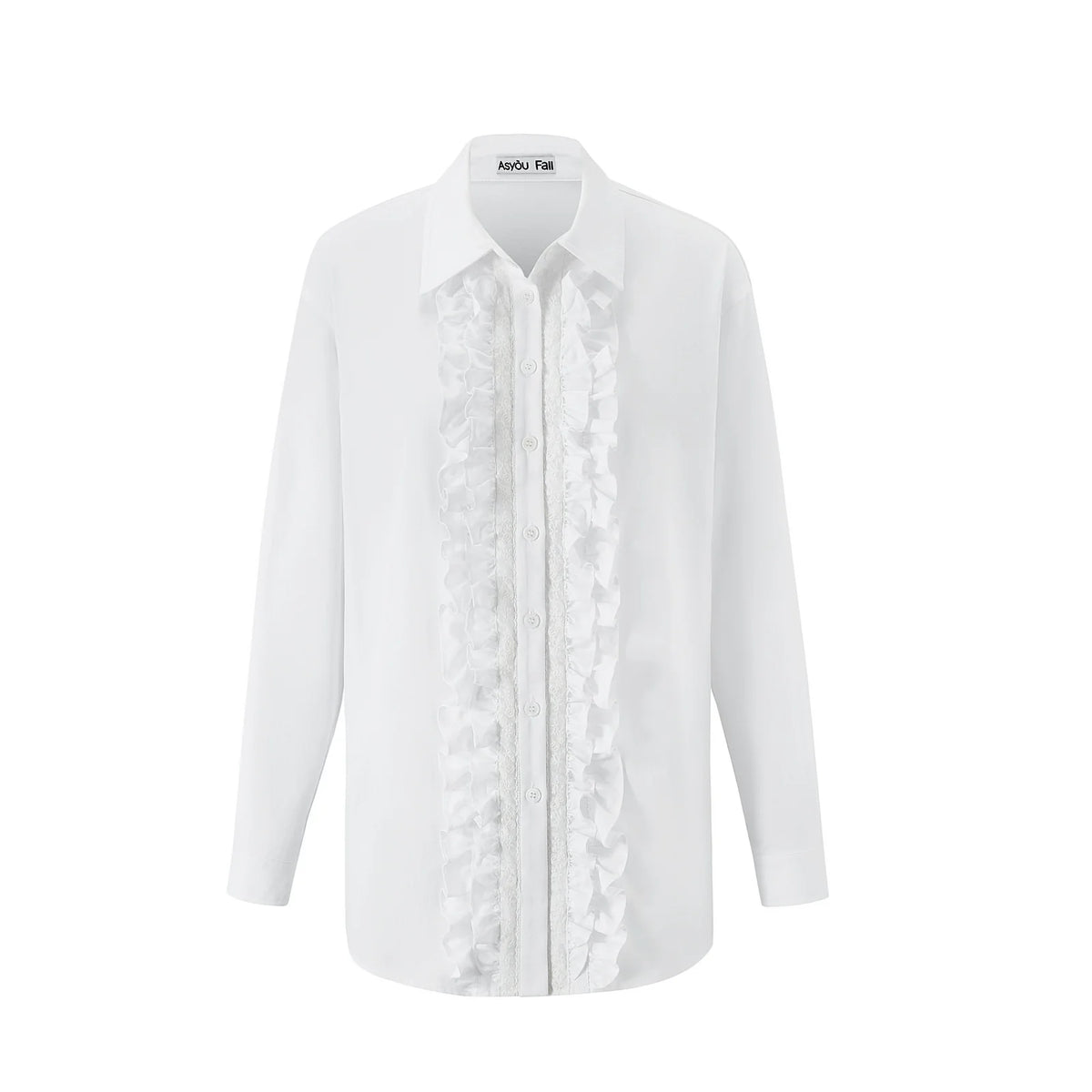 Lotus Lace Long-Sleeved Shirt