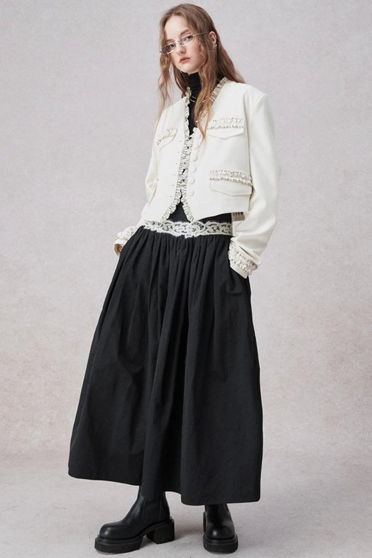 Lotus Leaf Edge Short Coat