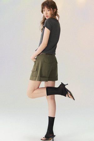 Love Cupid Short Sleeve Blouse