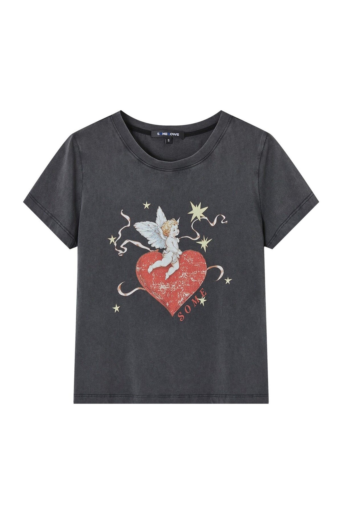 Love Cupid Short Sleeve Blouse