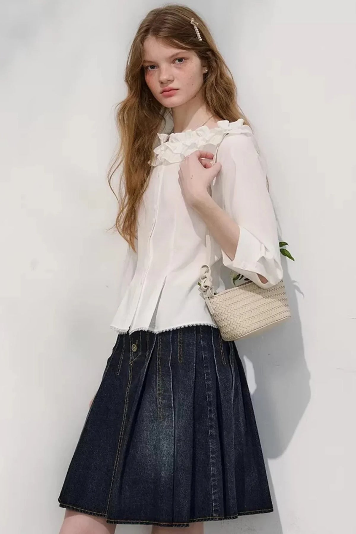 Love Thoughts White Lace Shirt
