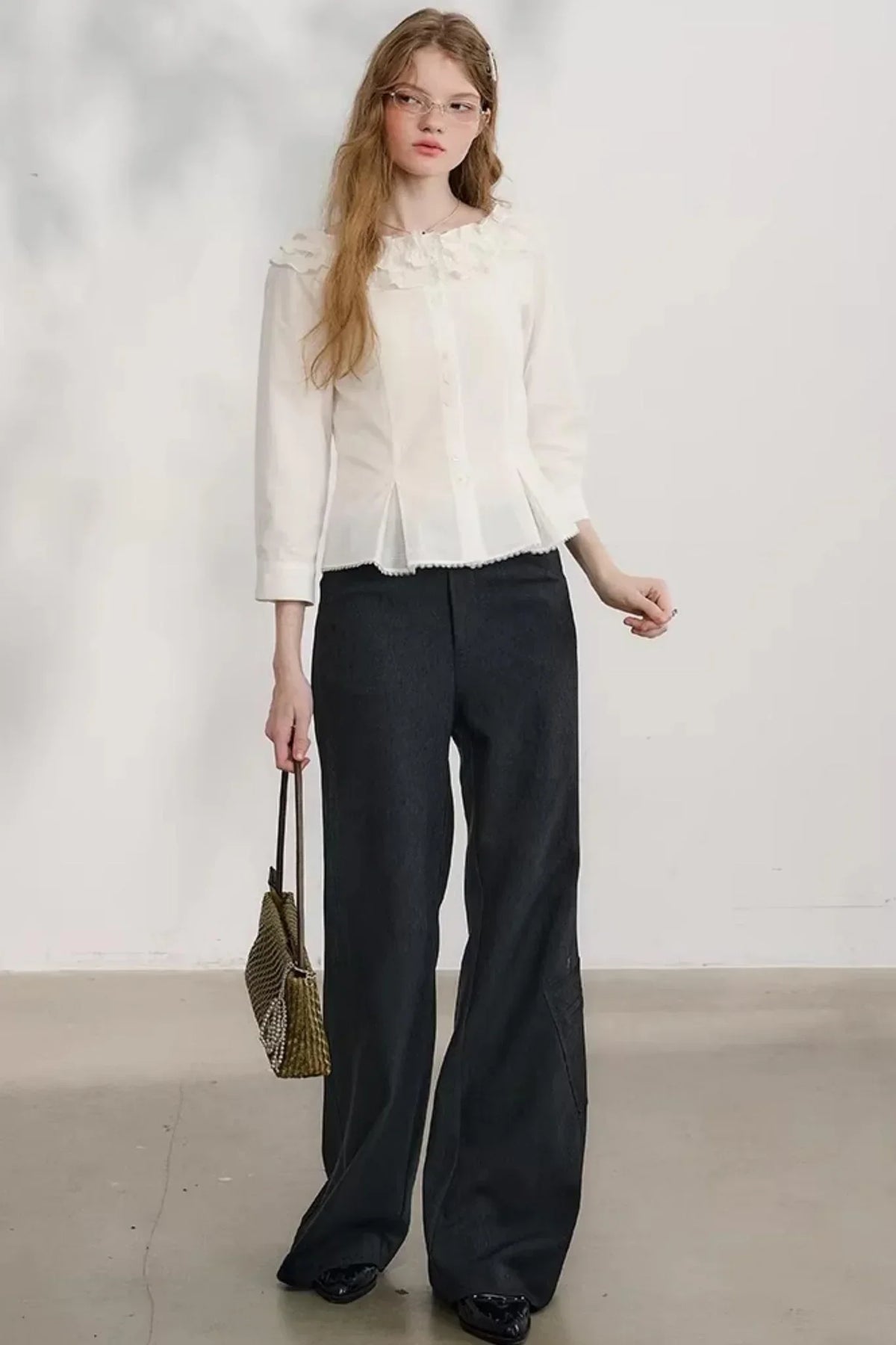 Love Thoughts White Lace Shirt