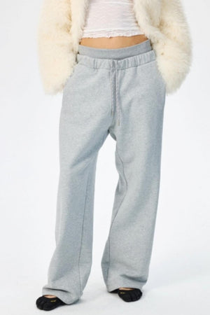 Low Waist Fleece Thermal Sweatpants