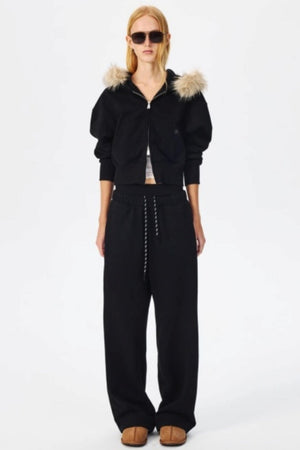 Low Waist Fleece Thermal Sweatpants