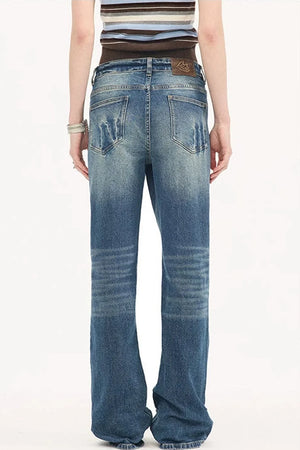 Low-Waist Wide-Leg Jeans