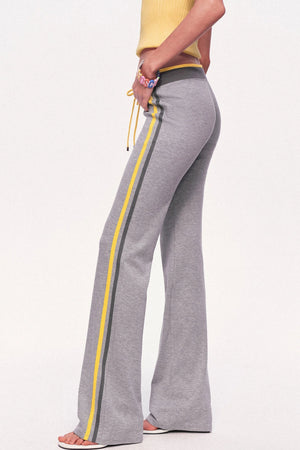 Low-Waisted Drawstring Double Waistband Straight Pants