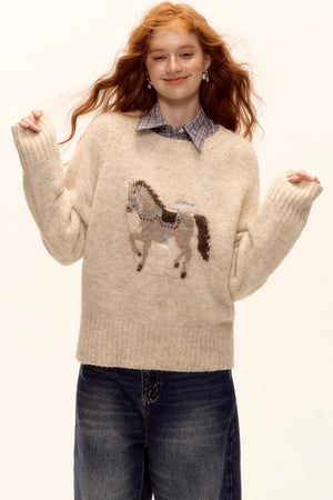 Lucky Pony Wool Sweater