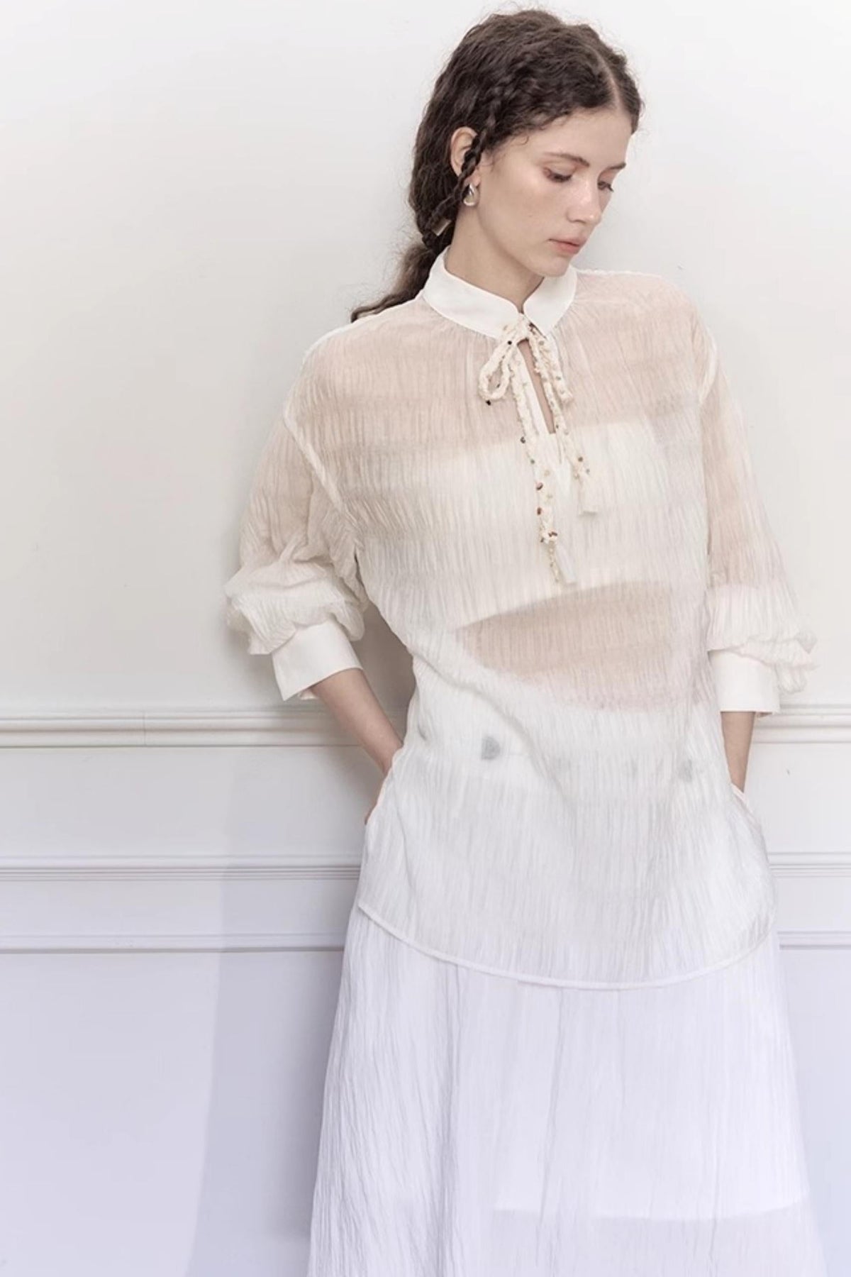 Luminous Tencel Blouse