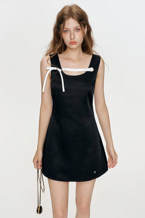 Lunar Elegance Swing Dress