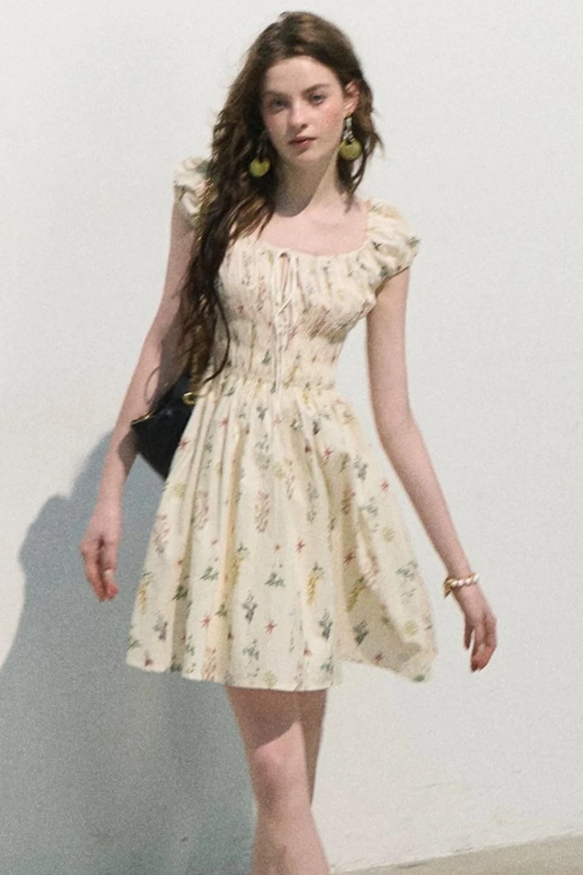 Lush Floral Cotton Dress