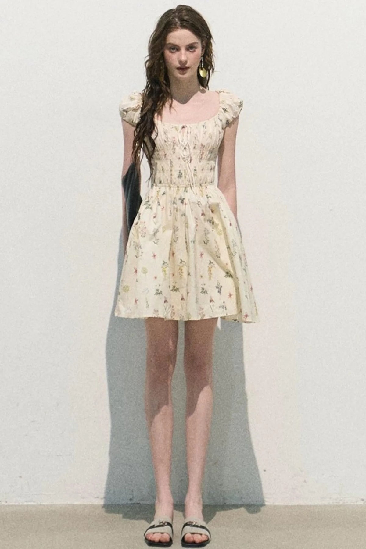 Lush Floral Cotton Dress