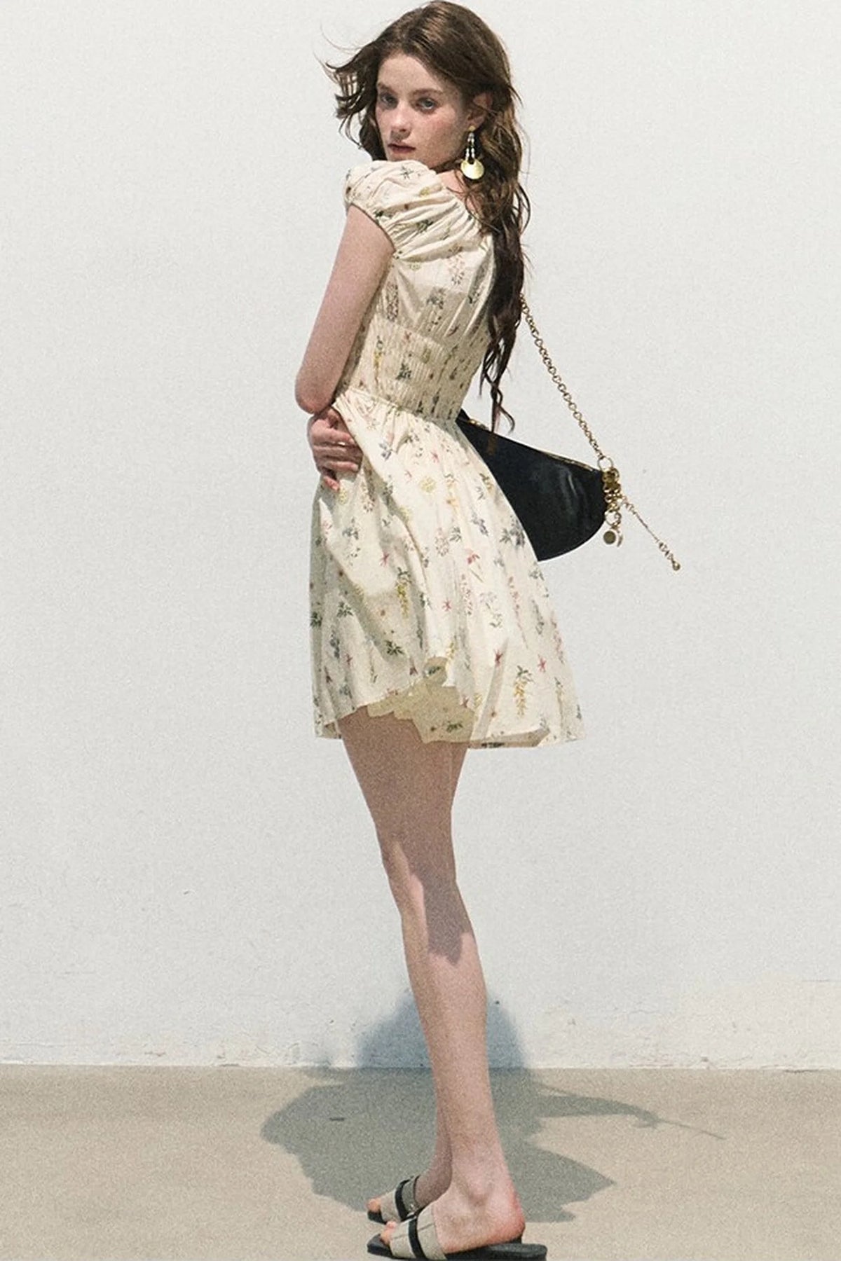 Lush Floral Cotton Dress