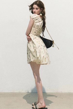 Lush Floral Cotton Dress