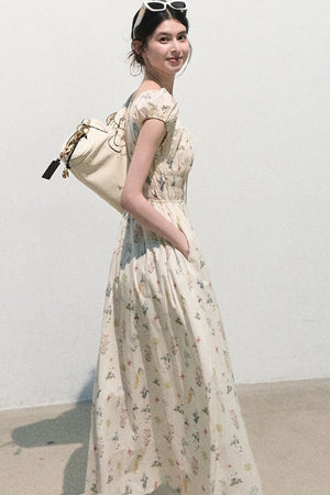 Lush Floral Cotton Dress