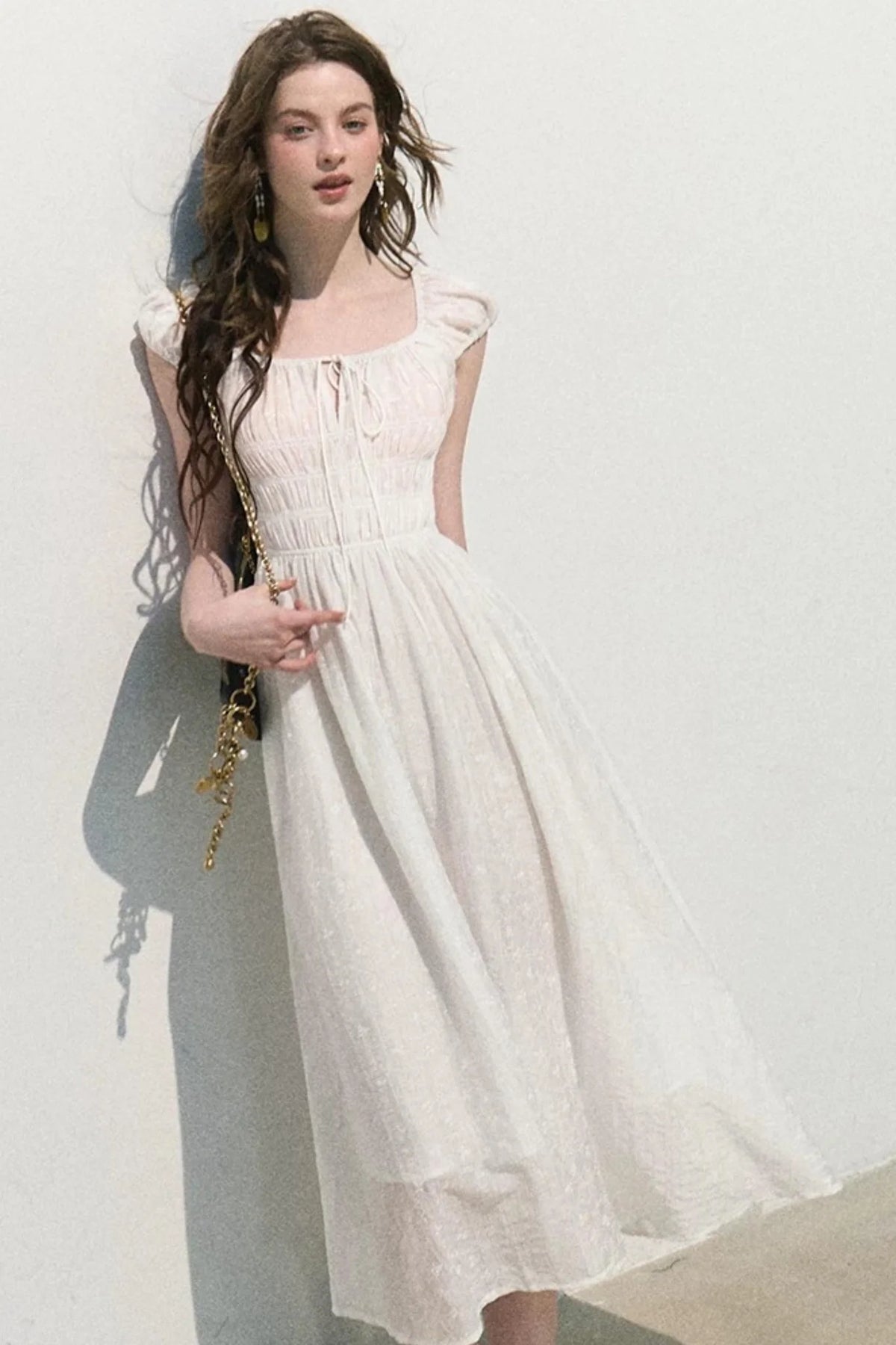 Lush Floral Cotton Dress