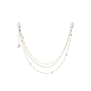 Lustrous Multi-Layered Pearl Waist Chain