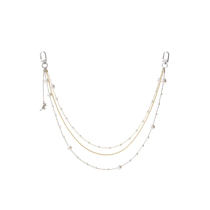 Lustrous Multi-Layered Pearl Waist Chain