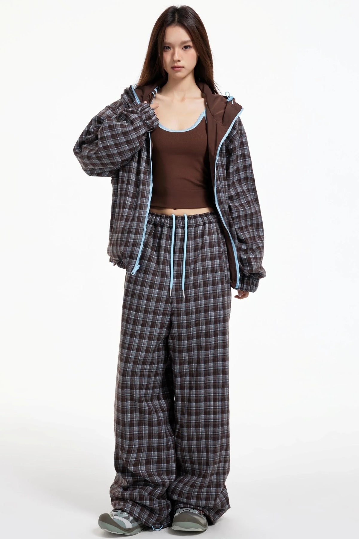 Lux Stripe Hooded Jacket Set-Up