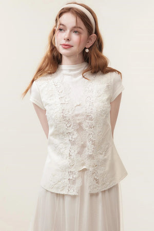 Luxe Lace Sleeveless Top Set-Up