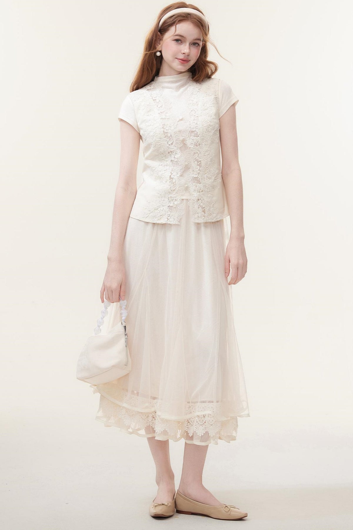 Luxe Lace Sleeveless Top Set-Up