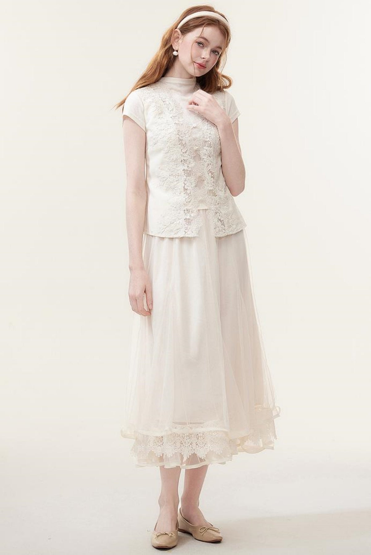Luxe Lace Sleeveless Top Set-Up
