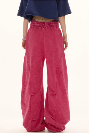 Luxe Loose-Leg Sports Pants