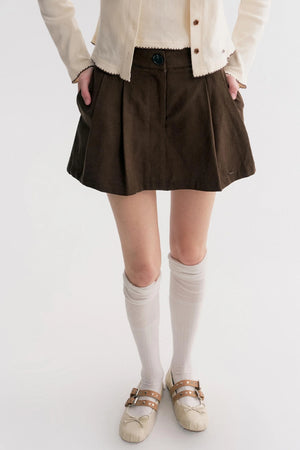 Luxurious Pleated A-Line Skirt