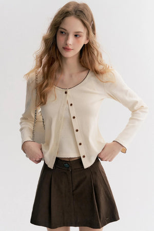 Luxurious Pleated A-Line Skirt