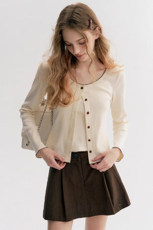 Luxurious Pleated A-Line Skirt