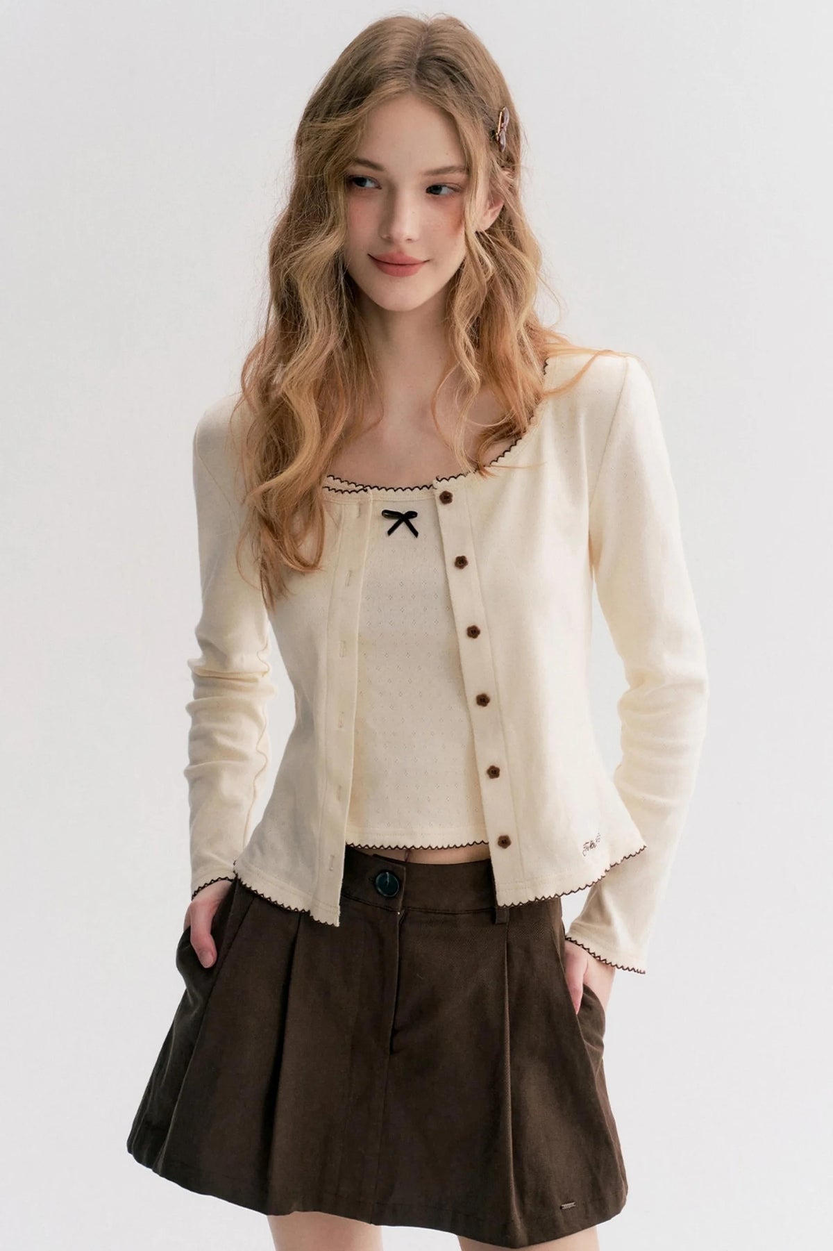 Luxurious Pleated A-Line Skirt