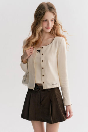 Luxurious Pleated A-Line Skirt
