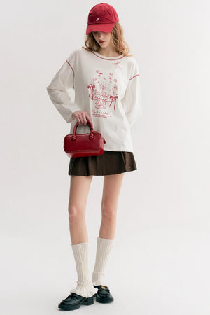 Luxurious Pleated A-Line Skirt
