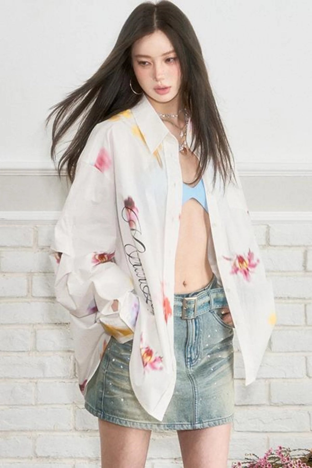 Luxury Denim Skirt
