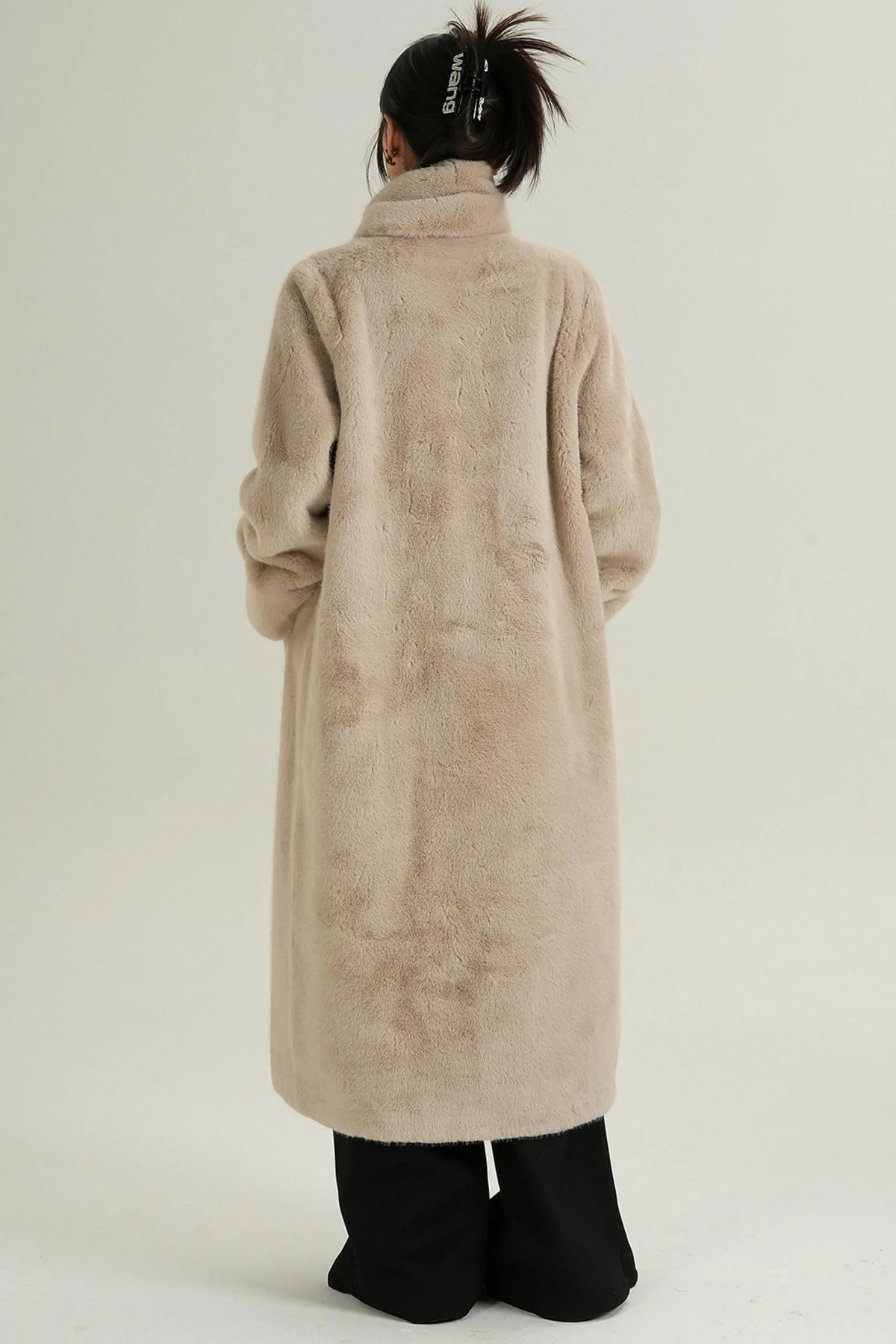 Luxury Fur Mid-Length Coat