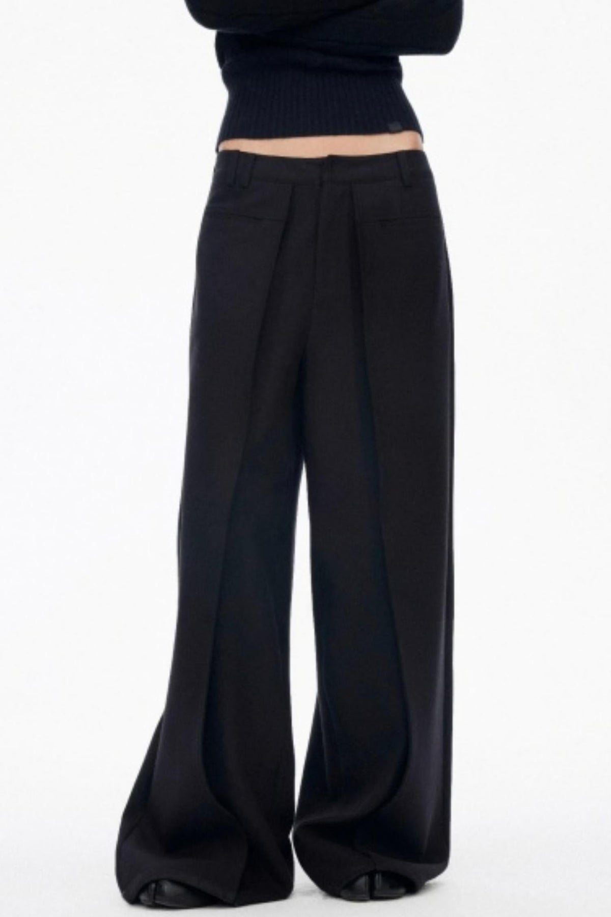 Luxury Pleated Draped Pants