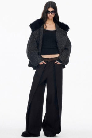 Luxury Pleated Draped Pants